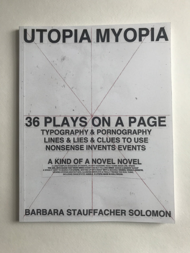 UTOPIA MYOPIA - Barbara Stauffacher Solomon – Owl Cave Books